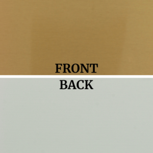 Blacha SUBLIgraw - złota szczotkowana