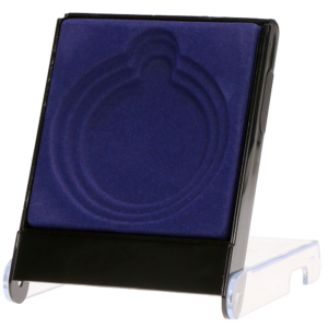 Etui  plastikowe na medal 70mm 116x84x18mm  niebieskie