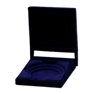 Etui plastikowe wleurowe na medal  50/60mm - A010F BU/BU