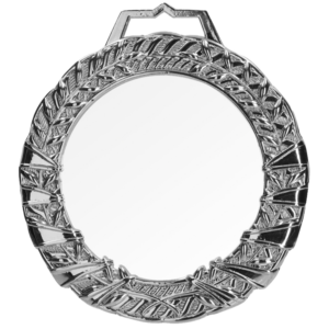 Medal szklany  z etui grawerowany z wyp. farbą