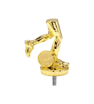 Figurka plastikowa złota biegi