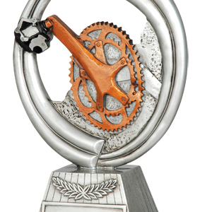 Figurka odlewana kolarstwo T-M