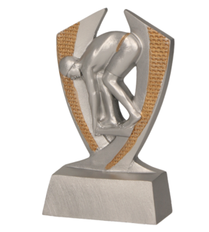 Statuetka odlewana - pływanie