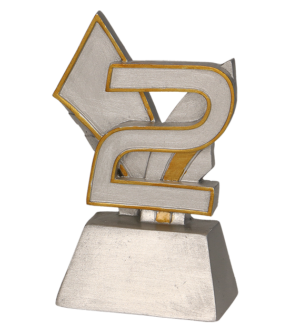 Statuetka odlewana - numer 2 RE021B