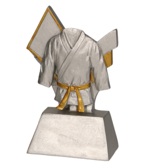 Statuetka odlewana - karate