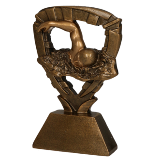 Statuetka odlewana - pływanie