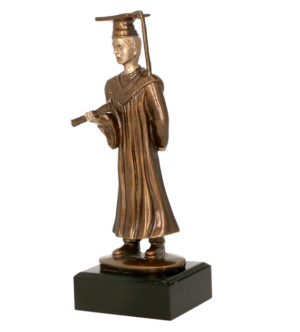 Statuetka odlewana - absolwent