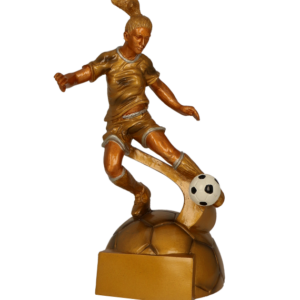 Figurka odlewana - piłka nożna kobiet