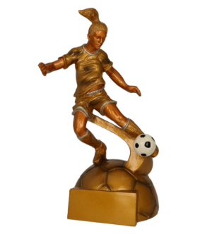 Statuetka odlewana - piłka nożna kobiet
