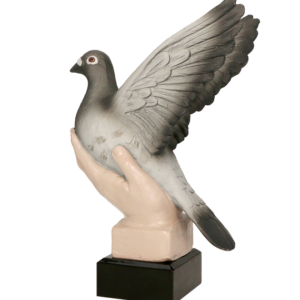 Figurka odlewana - gołąb