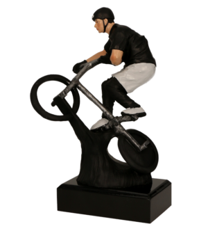 Statuetka odlewana - rowerzysta - BMX
