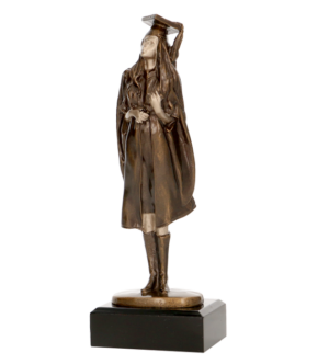 Statuetka odlewana - absolwentka