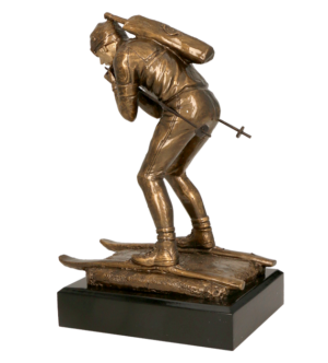 Statuetka odlewana - biathlon