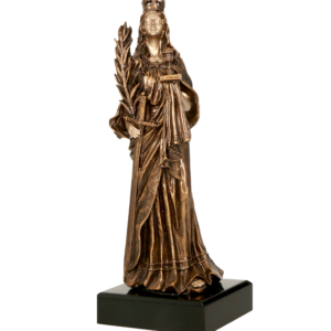 Figurka odlewana - górnictwo - św. Barbara