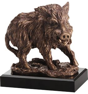 Figurka odlewana - dzik