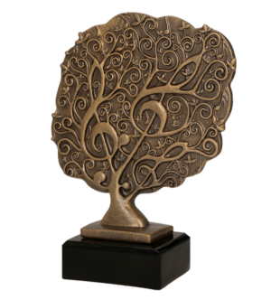 Statuetka odlewana - muzyka RFST2094/BR