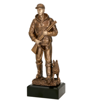 Statuetka odlewana - myśliwy