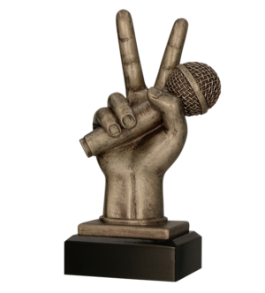 Statuetka odlewana - muzyka RFST3014/BR