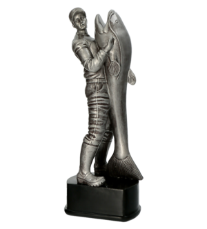Statuetka odlewana - sum rybacki