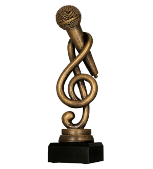 Statuetka odlewana - muzyka RFST3038/BR