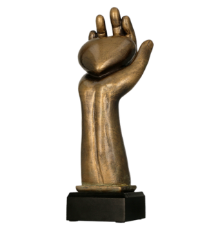 Statuetka odlewana - serce RFST3040/BR