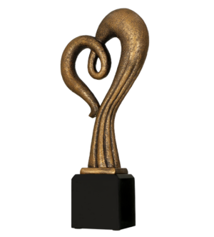 Statuetka odlewana - serce RFST3041/BR