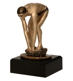 Statuetka odlewana - pływak
