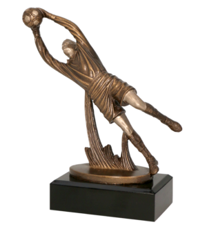 Statuetka odlewana - bramkarz