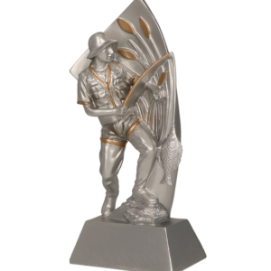 Figurka odlewana - wędkarstwo