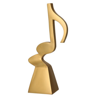 Statuetka odlewana - muzyka