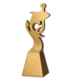 Statuetka odlewana - wędkarstwo