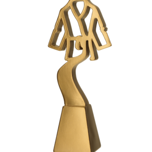 Figurka odlewana - złota linia karate