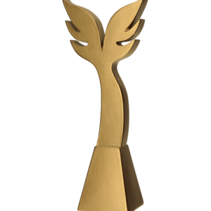 Figurka odlewana - złota linia - wings gold