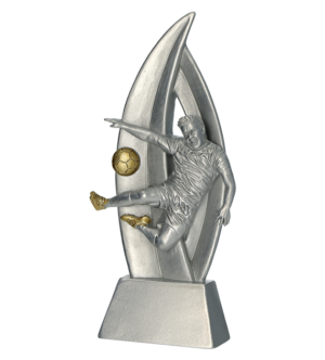Statuetka odlewana - piłka nożna strzelec RP6004/S/G