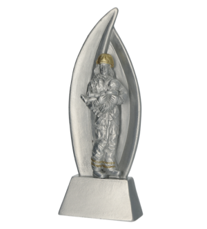 Statuetka odlewana - strażak