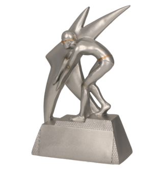 Statuetka odlewana - pływanie