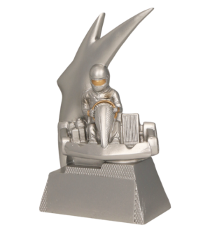 Statuetka odlewana - gokart