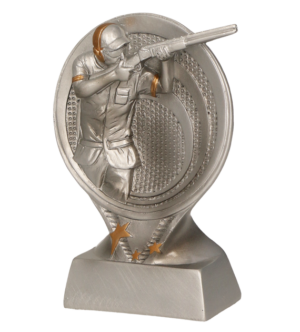 Statuetka odlewana - strzelectwo