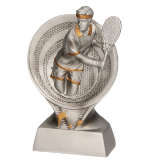 Statuetka odlewana - tenis ziemny