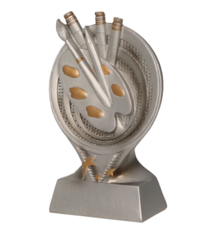 Statuetka odlewana - malarstwo