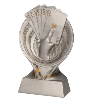 Statuetka odlewana - karty