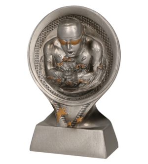 Statuetka odlewana - pływanie