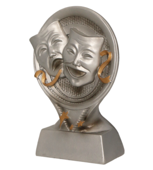 Statuetka odlewana - teatr