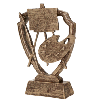 Statuetka odlewana - malarstwo