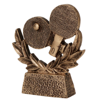 Statuetka odlewana - tenis stołowy