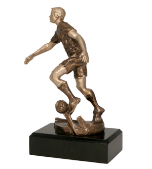 Statuetka odlewana - piłka nożna