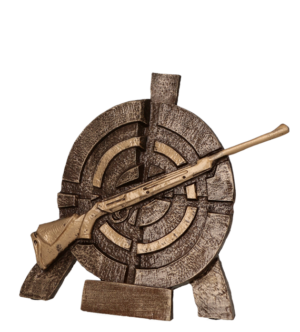 Statuetka odlewana - strzelectwo