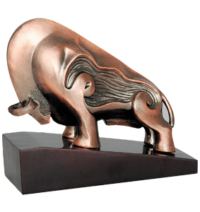 Figurka odlewana - byk T-Ś