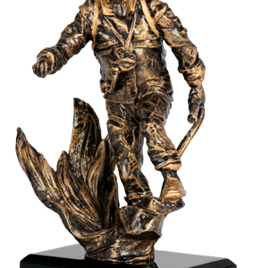 Figurka odlewana - strażak