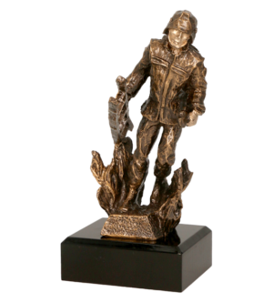 Statuetka odlewana - strażak